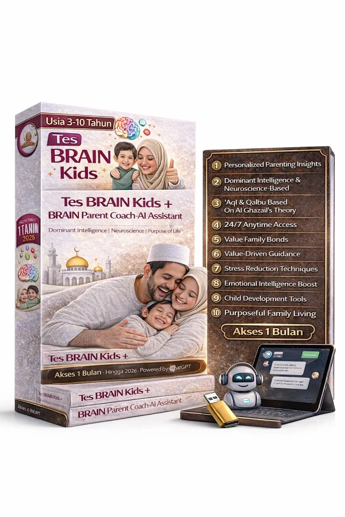 Bundling Tes BRAIN Kids dan BRAIN Parent Coach AI-Assistant